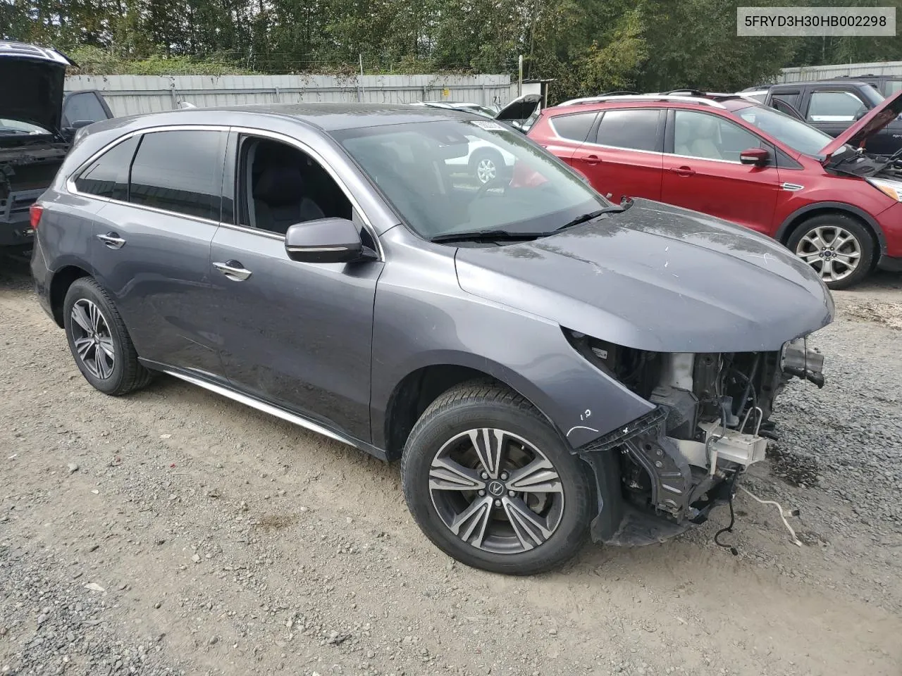 2017 Acura Mdx VIN: 5FRYD3H30HB002298 Lot: 69229724