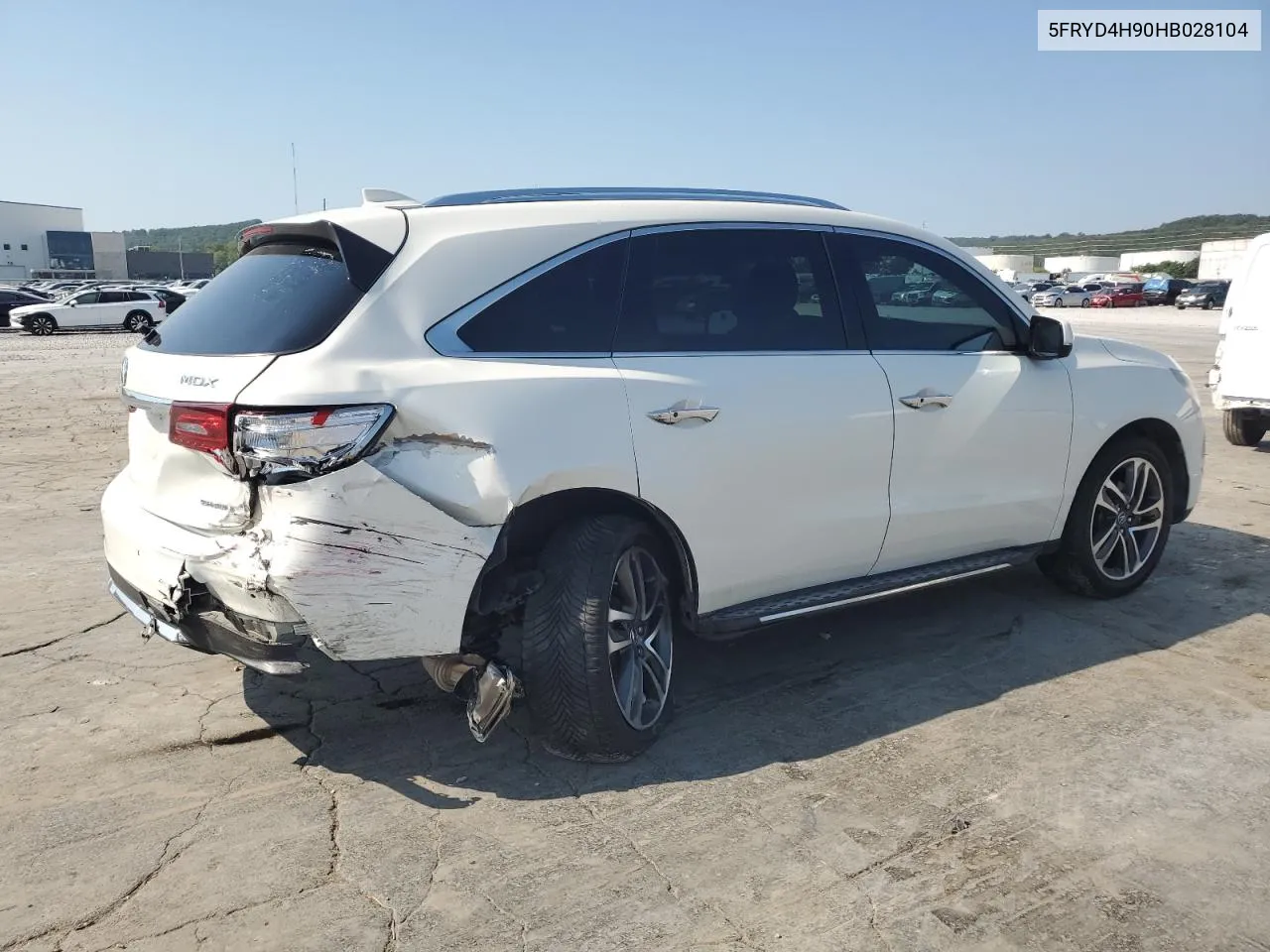 2017 Acura Mdx Advance VIN: 5FRYD4H90HB028104 Lot: 69274264