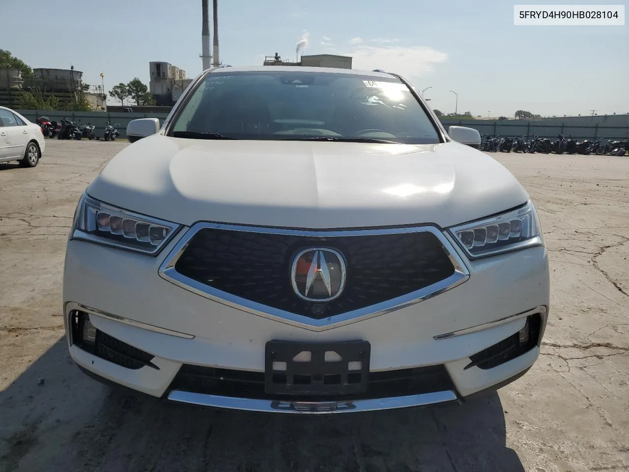 2017 Acura Mdx Advance VIN: 5FRYD4H90HB028104 Lot: 69274264