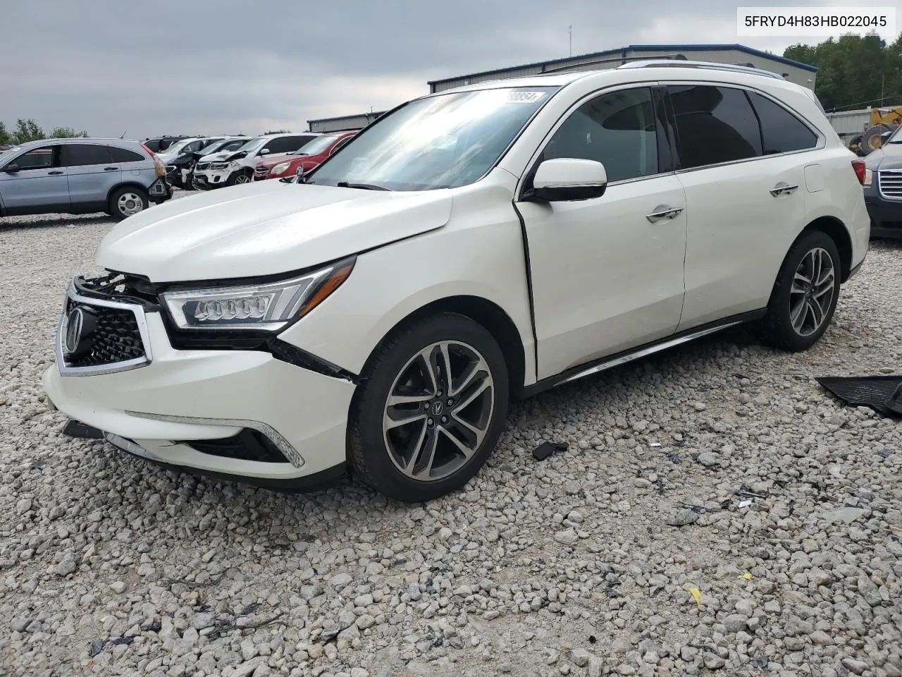 2017 Acura Mdx Advance VIN: 5FRYD4H83HB022045 Lot: 69288854