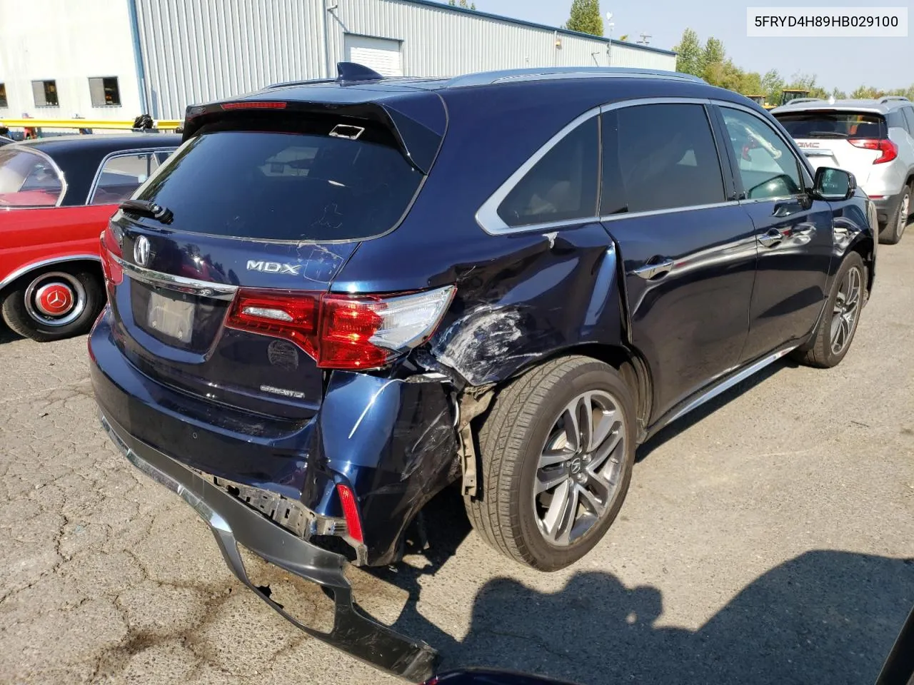 2017 Acura Mdx Advance VIN: 5FRYD4H89HB029100 Lot: 70053554