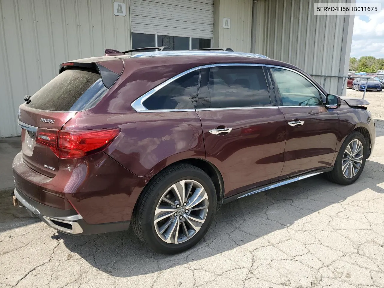 2017 Acura Mdx Technology VIN: 5FRYD4H56HB011675 Lot: 70150214