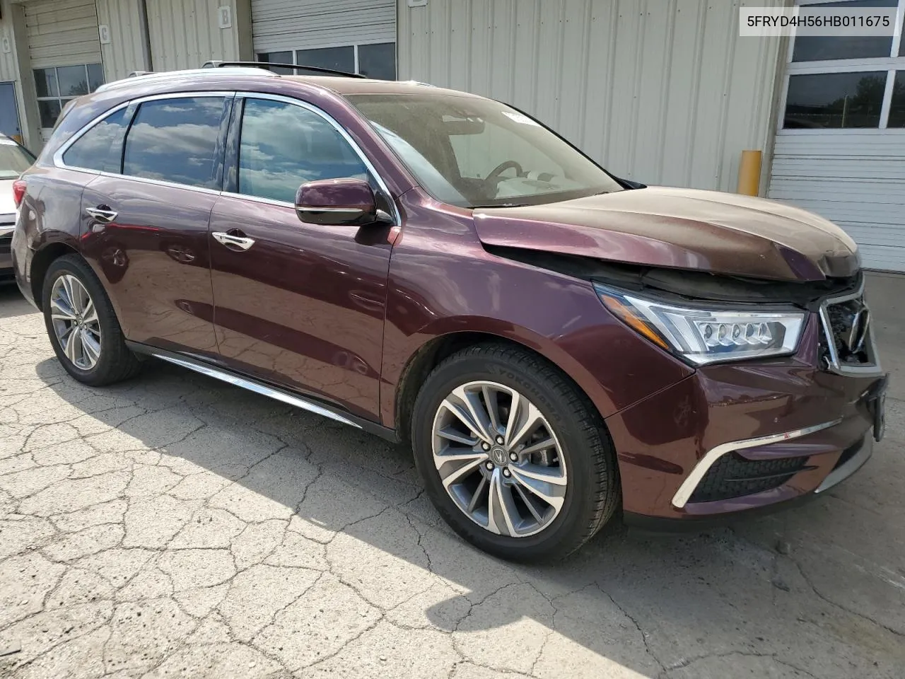 2017 Acura Mdx Technology VIN: 5FRYD4H56HB011675 Lot: 70150214