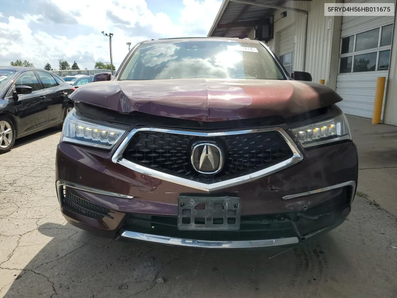 2017 Acura Mdx Technology VIN: 5FRYD4H56HB011675 Lot: 70150214