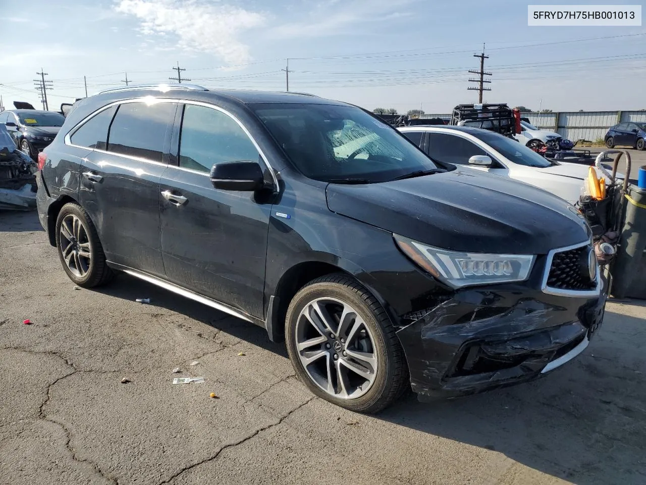 2017 Acura Mdx Sport Hybrid Advance VIN: 5FRYD7H75HB001013 Lot: 71366294