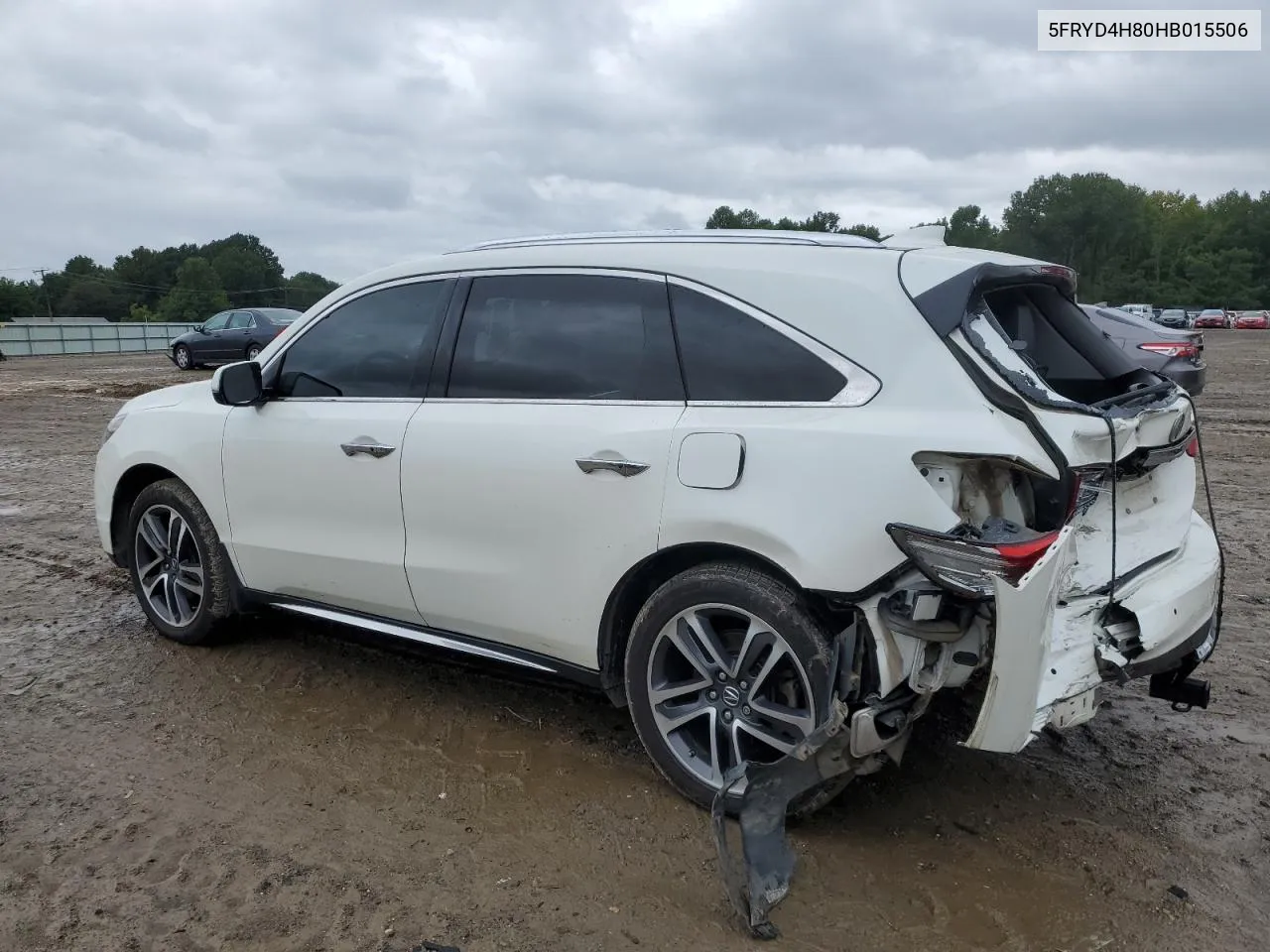 2017 Acura Mdx Advance VIN: 5FRYD4H80HB015506 Lot: 71387434