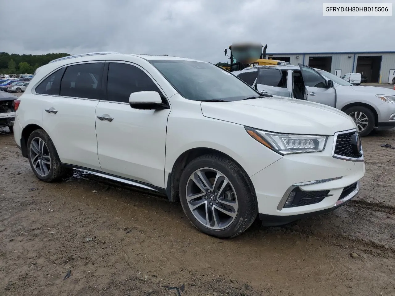 2017 Acura Mdx Advance VIN: 5FRYD4H80HB015506 Lot: 71387434