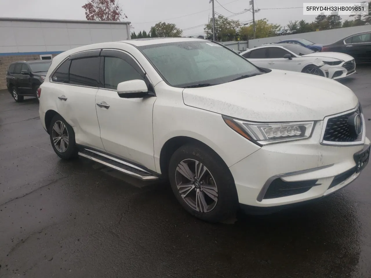 2017 Acura Mdx VIN: 5FRYD4H33HB009851 Lot: 72039204