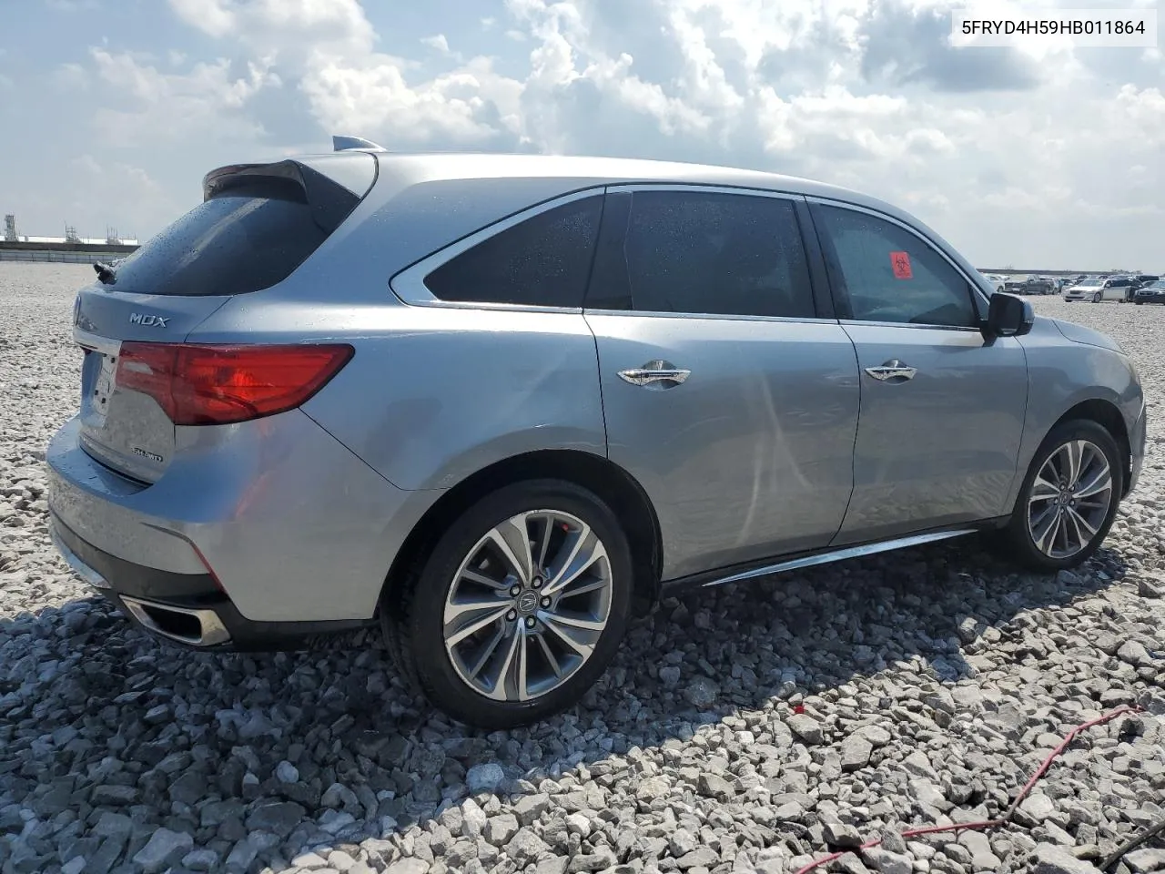 2017 Acura Mdx Technology VIN: 5FRYD4H59HB011864 Lot: 72186294