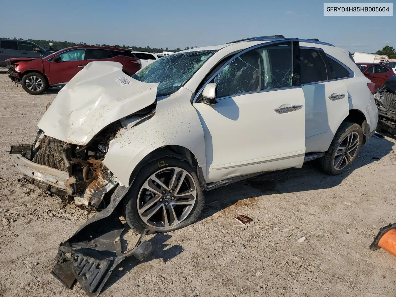 2017 Acura Mdx Advance VIN: 5FRYD4H85HB005604 Lot: 73356634