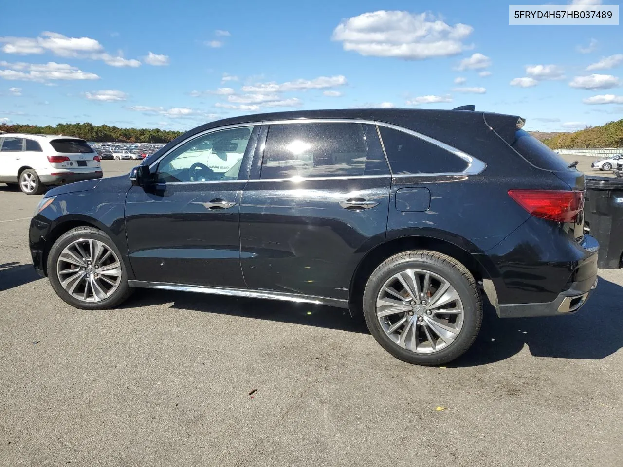 2017 Acura Mdx Technology VIN: 5FRYD4H57HB037489 Lot: 75281954