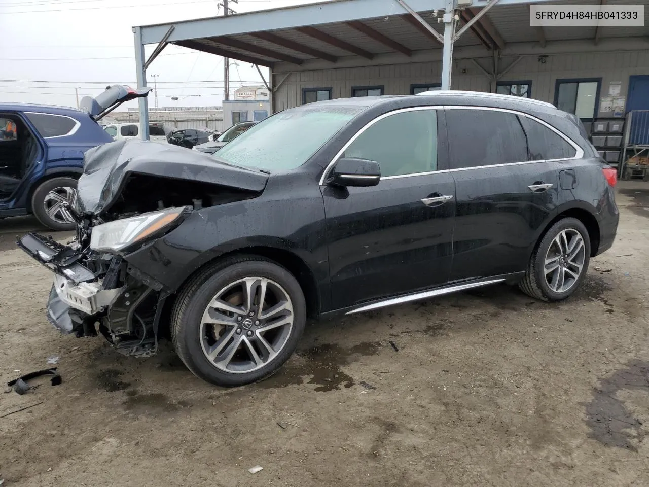 2017 Acura Mdx Advance VIN: 5FRYD4H84HB041333 Lot: 75495594