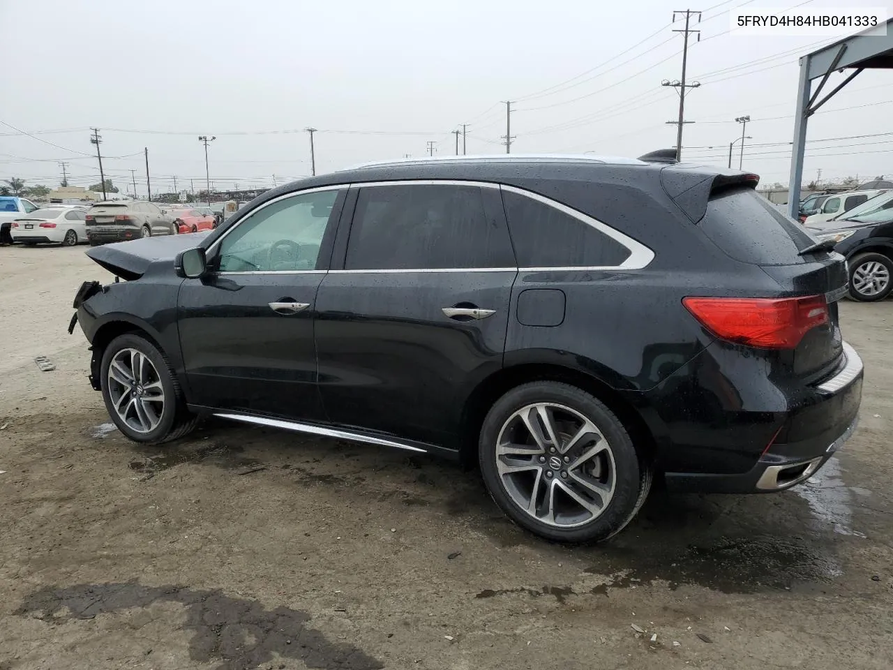 2017 Acura Mdx Advance VIN: 5FRYD4H84HB041333 Lot: 75495594