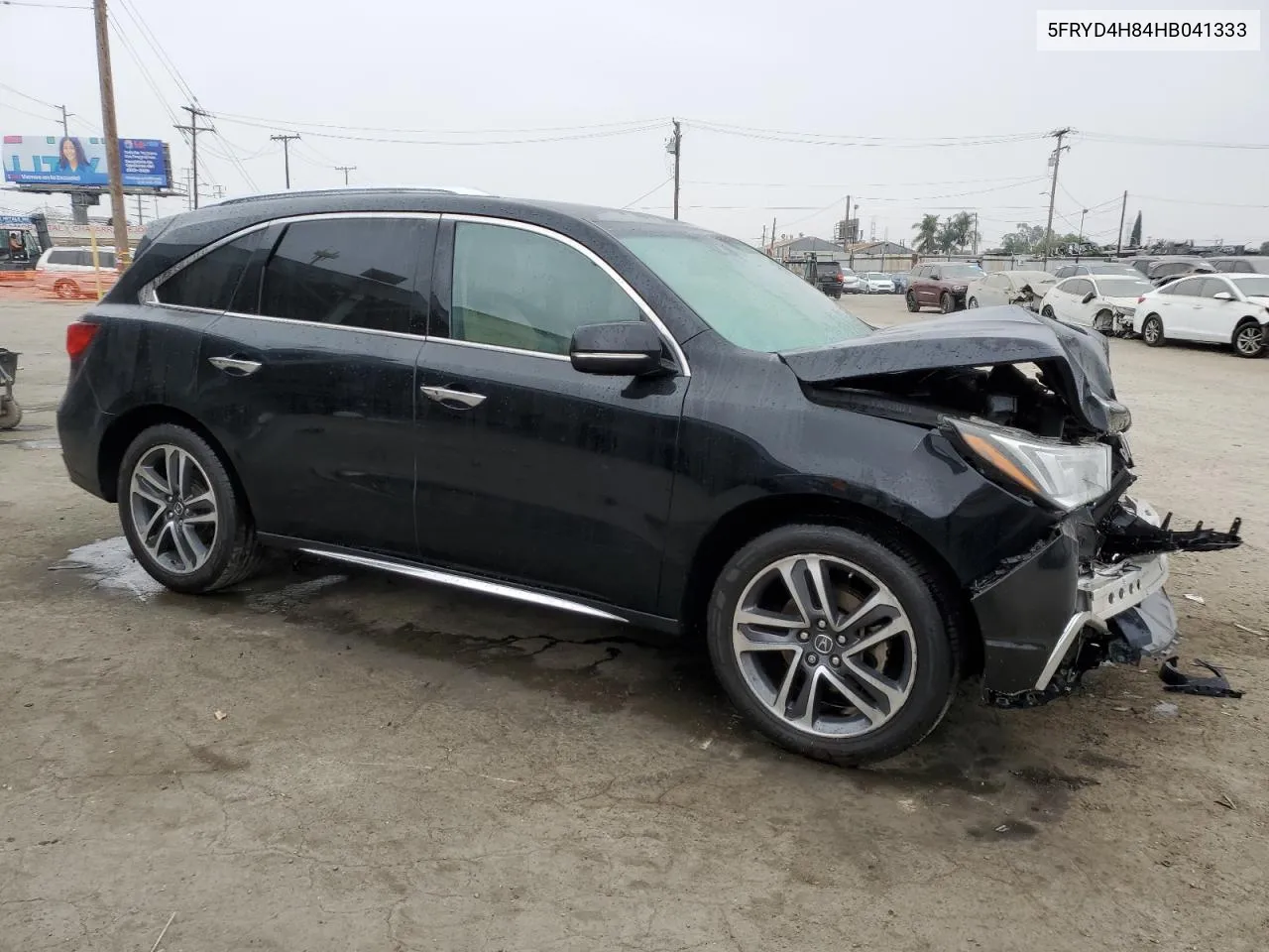 2017 Acura Mdx Advance VIN: 5FRYD4H84HB041333 Lot: 75495594