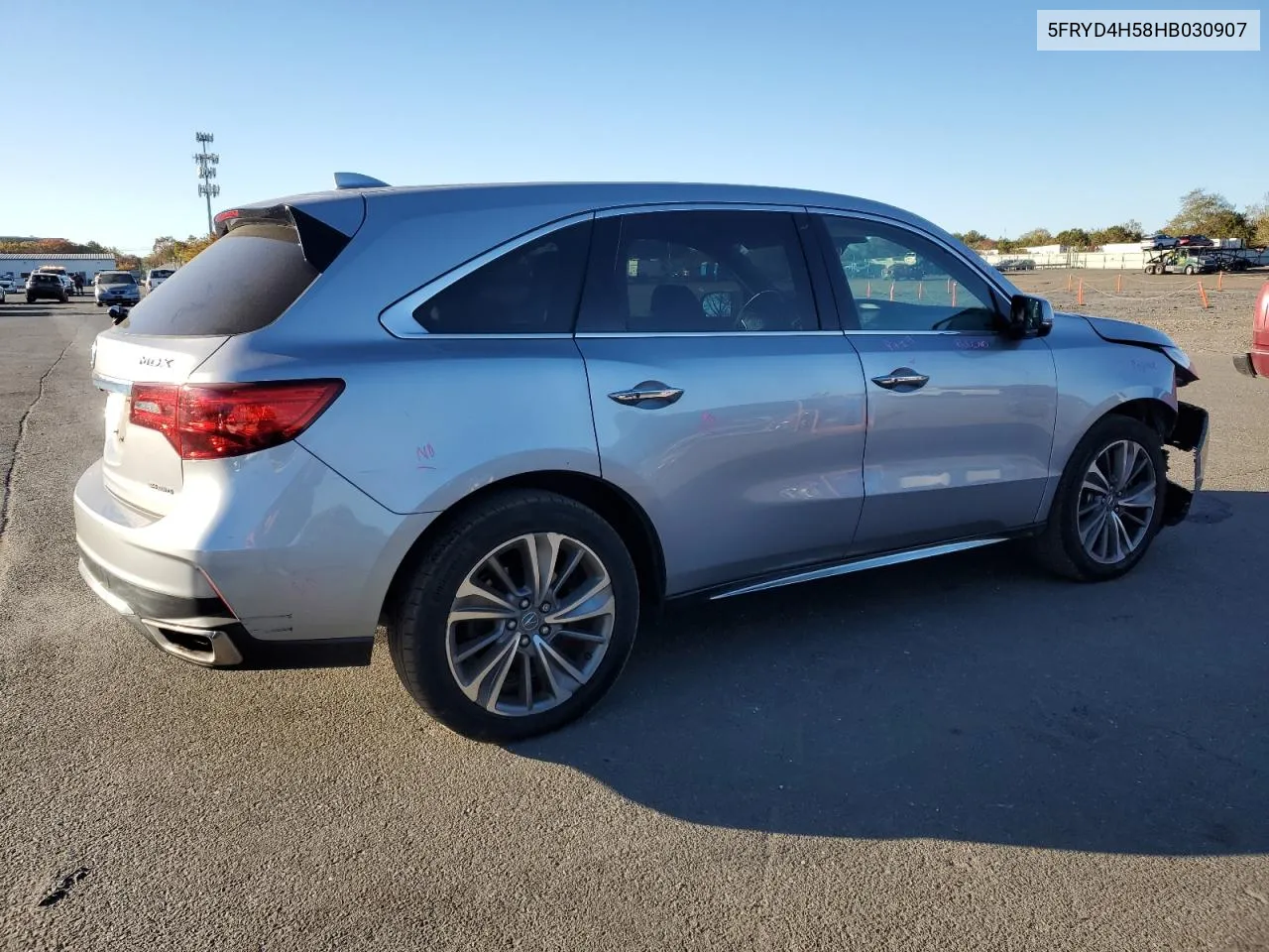 2017 Acura Mdx Technology VIN: 5FRYD4H58HB030907 Lot: 75799144