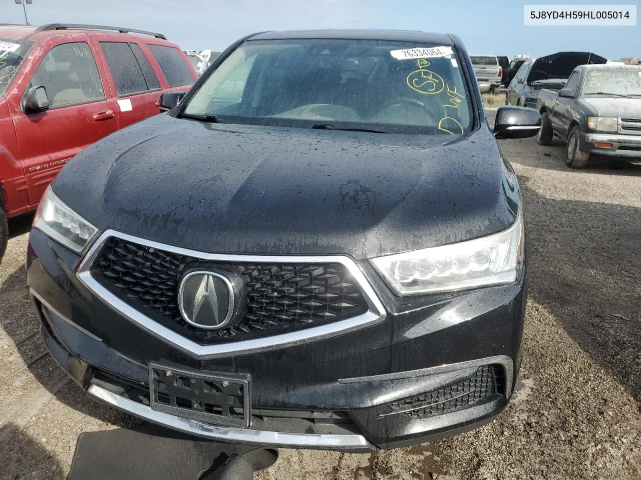 2017 Acura Mdx Technology VIN: 5J8YD4H59HL005014 Lot: 76334064