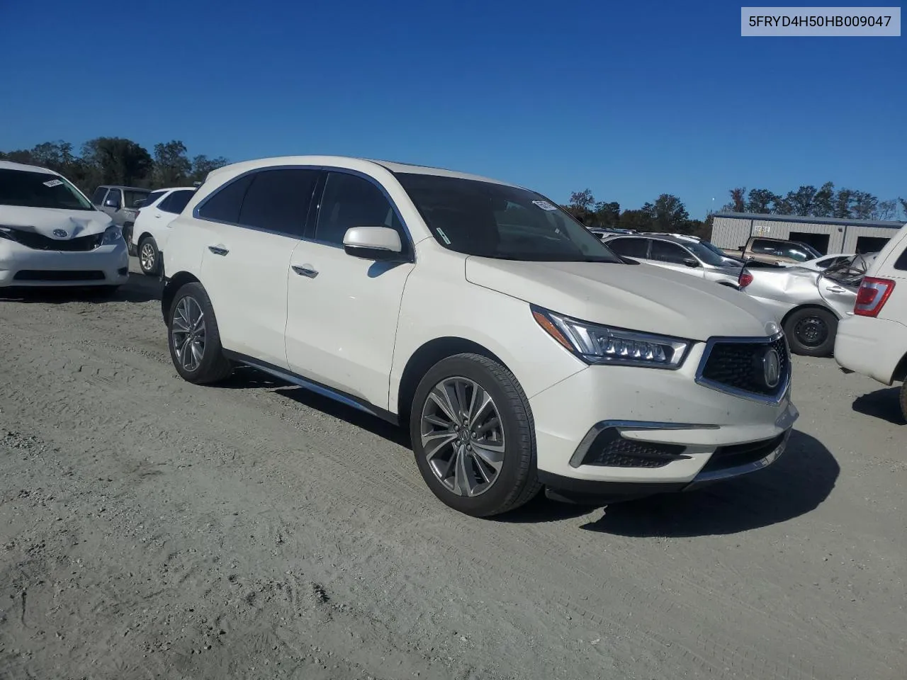 2017 Acura Mdx Technology VIN: 5FRYD4H50HB009047 Lot: 76507514