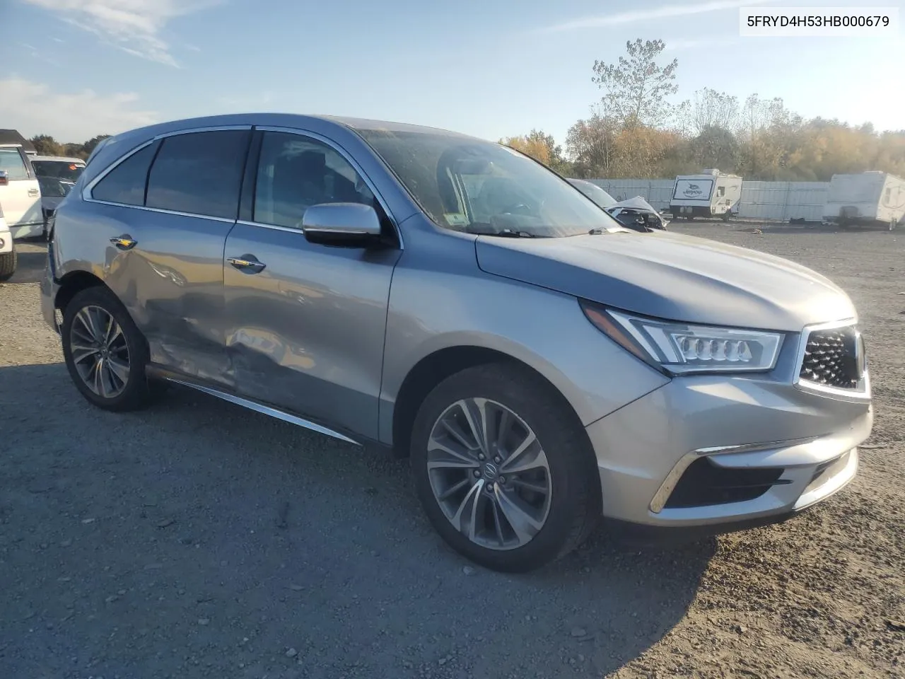 2017 Acura Mdx Technology VIN: 5FRYD4H53HB000679 Lot: 76609804