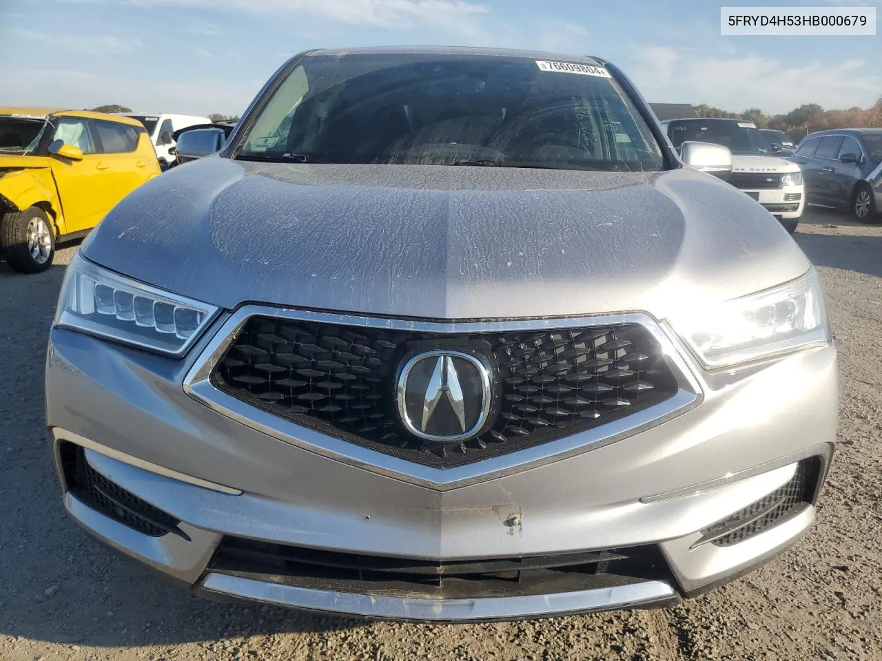 2017 Acura Mdx Technology VIN: 5FRYD4H53HB000679 Lot: 76609804