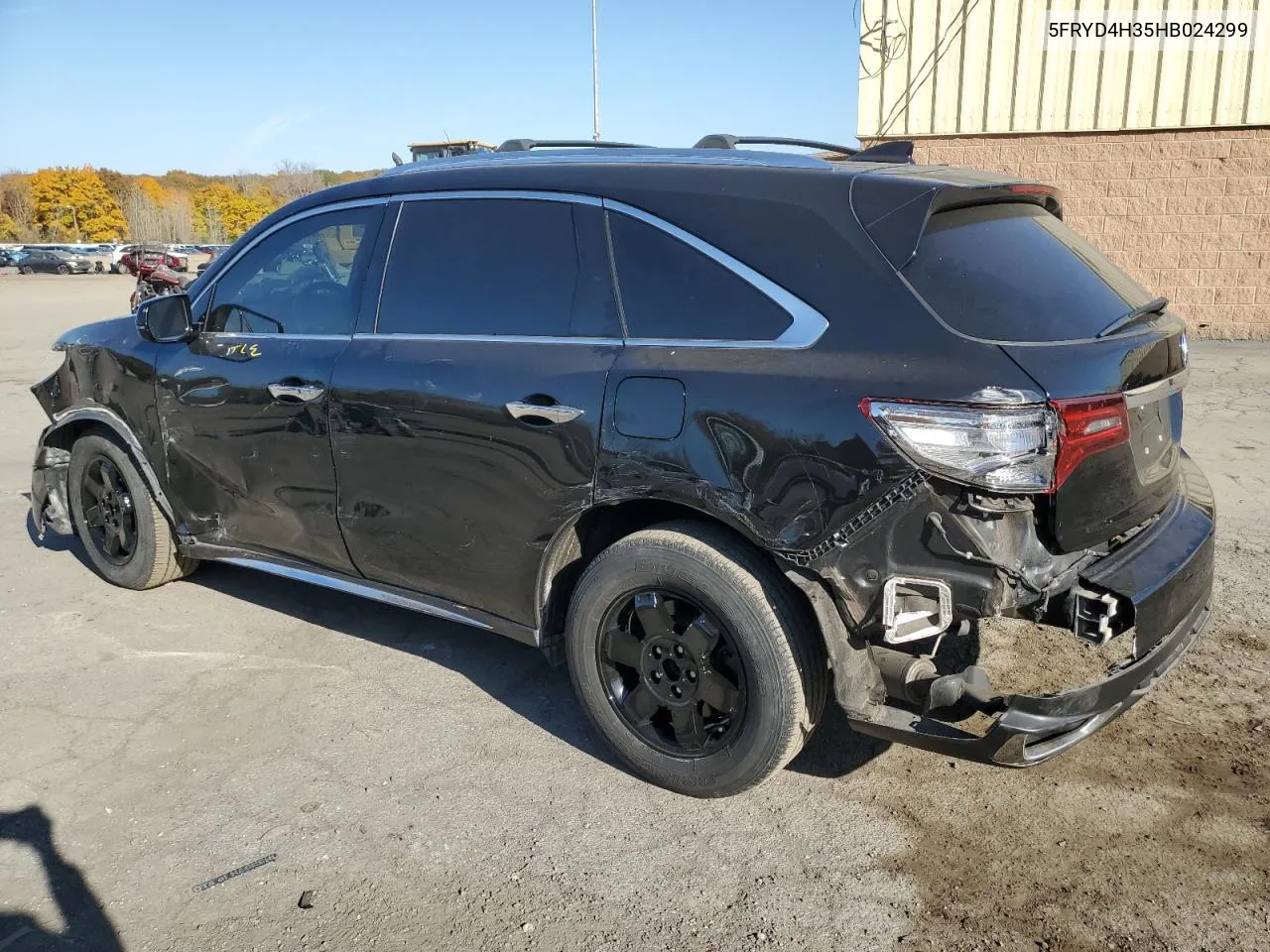 2017 Acura Mdx VIN: 5FRYD4H35HB024299 Lot: 76765864