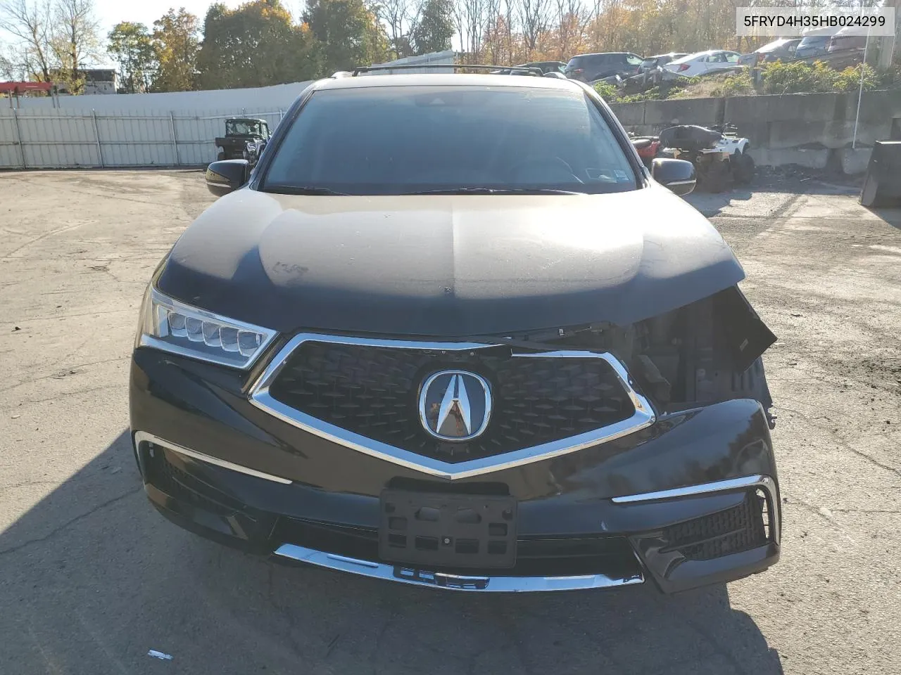 2017 Acura Mdx VIN: 5FRYD4H35HB024299 Lot: 76765864