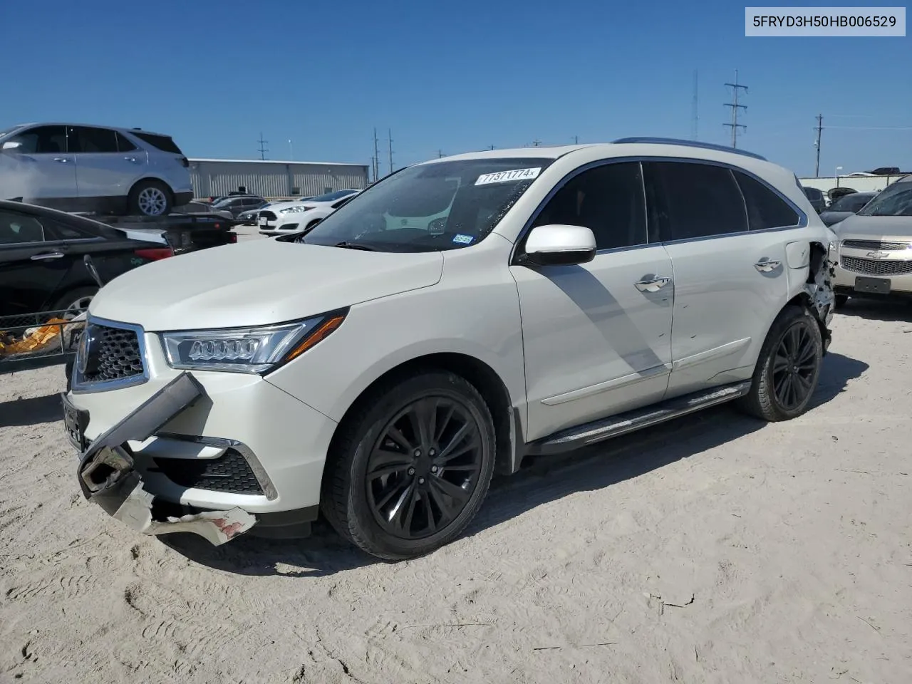 2017 Acura Mdx Technology VIN: 5FRYD3H50HB006529 Lot: 77371774