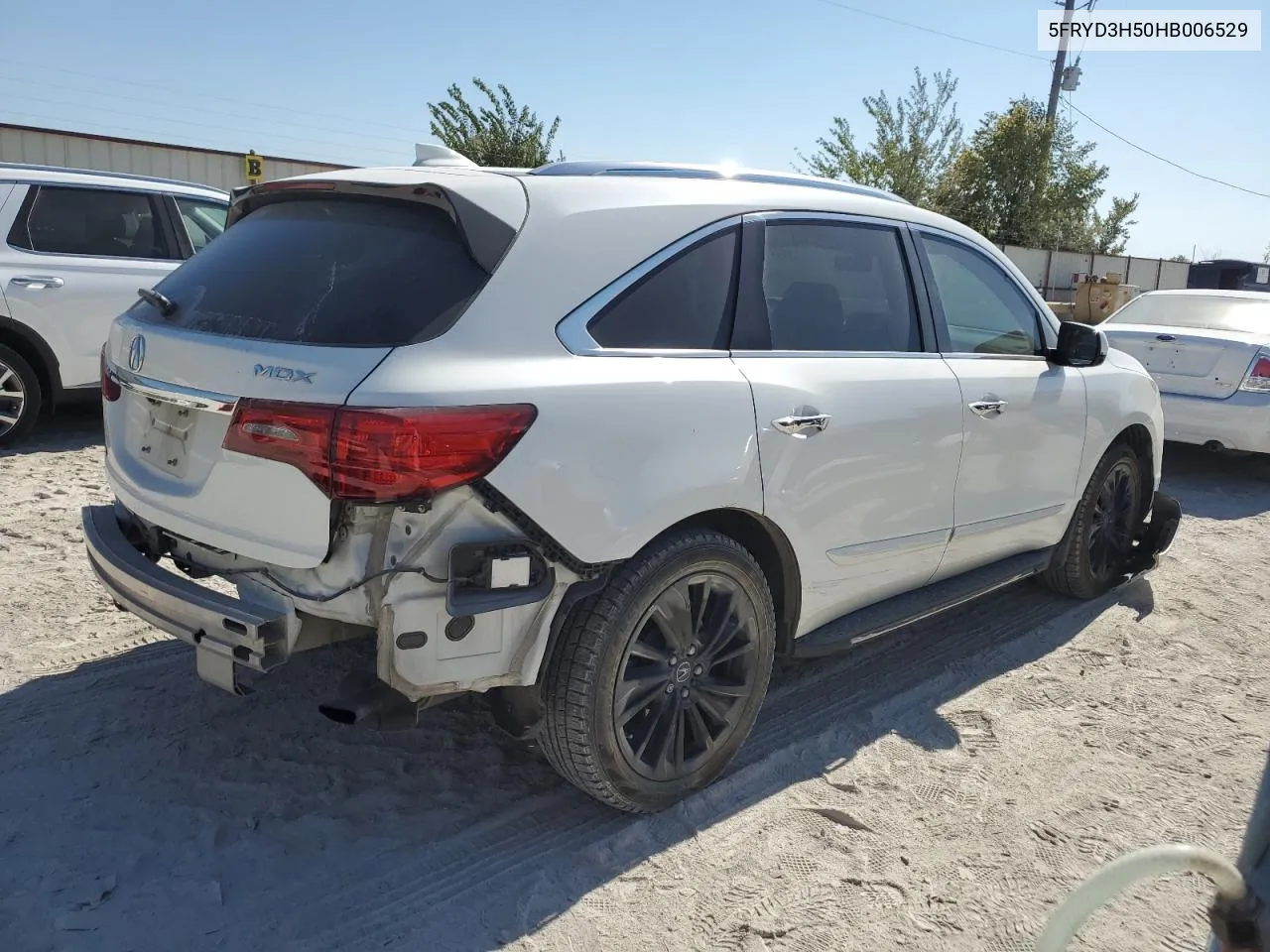 2017 Acura Mdx Technology VIN: 5FRYD3H50HB006529 Lot: 77371774