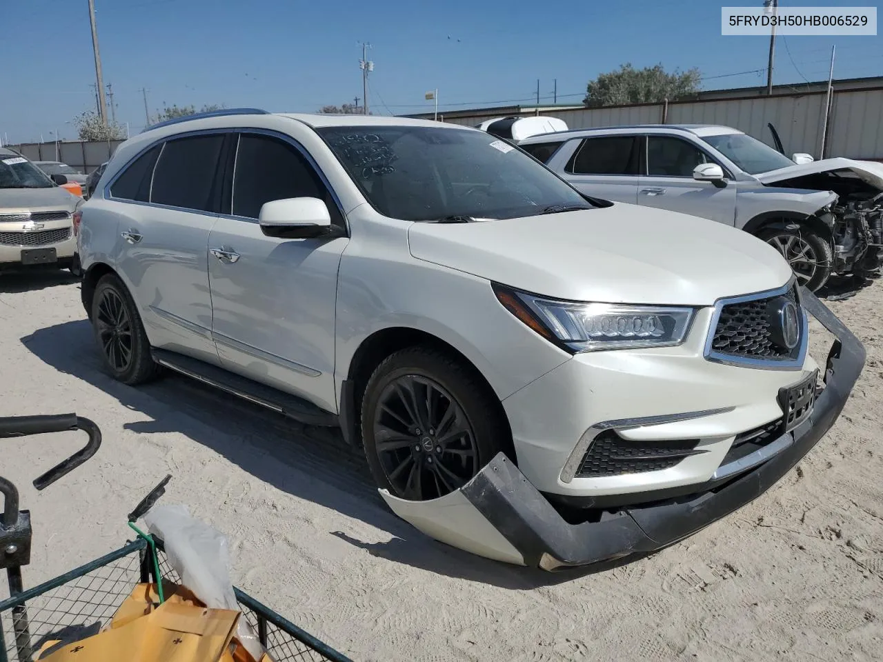 2017 Acura Mdx Technology VIN: 5FRYD3H50HB006529 Lot: 77371774