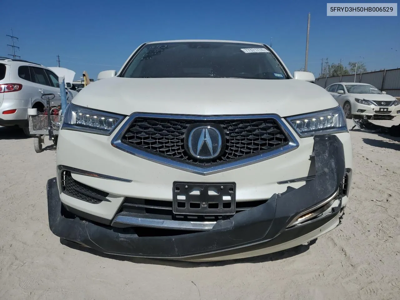 2017 Acura Mdx Technology VIN: 5FRYD3H50HB006529 Lot: 77371774