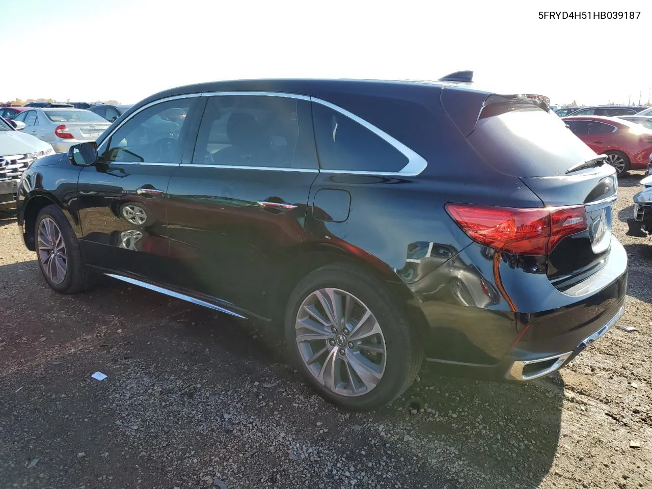 2017 Acura Mdx Technology VIN: 5FRYD4H51HB039187 Lot: 77694654