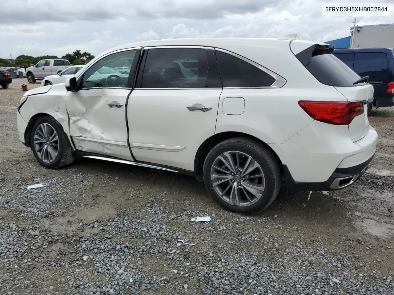 2017 Acura Mdx Technology VIN: 5FRYD3H5XHB002844 Lot: 77729514