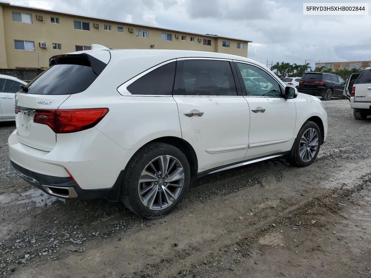 2017 Acura Mdx Technology VIN: 5FRYD3H5XHB002844 Lot: 77729514