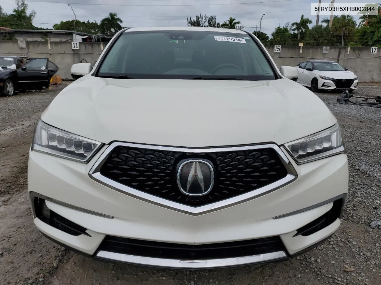 2017 Acura Mdx Technology VIN: 5FRYD3H5XHB002844 Lot: 77729514