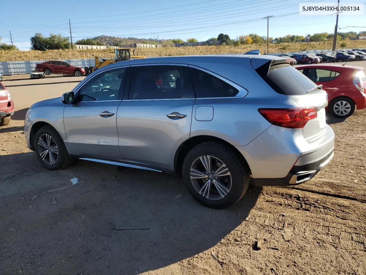 2017 Acura Mdx VIN: 5J8YD4H3XHL005134 Lot: 77804834