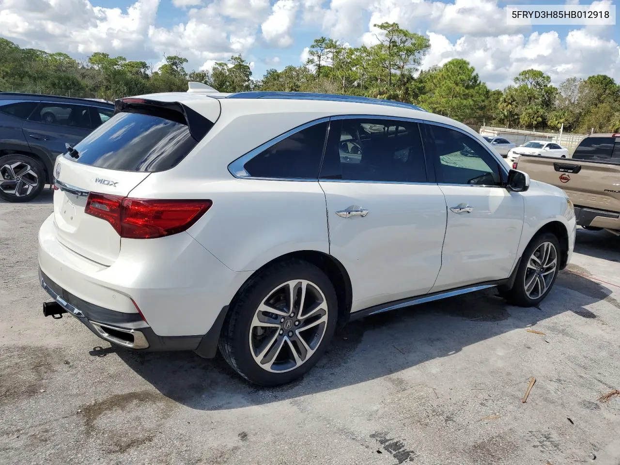 2017 Acura Mdx Advance VIN: 5FRYD3H85HB012918 Lot: 77823144