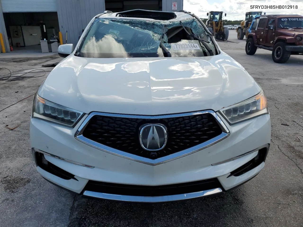 2017 Acura Mdx Advance VIN: 5FRYD3H85HB012918 Lot: 77823144