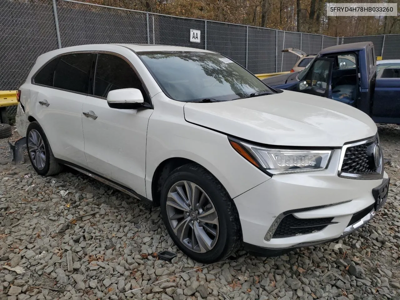 5FRYD4H78HB033260 2017 Acura Mdx Technology