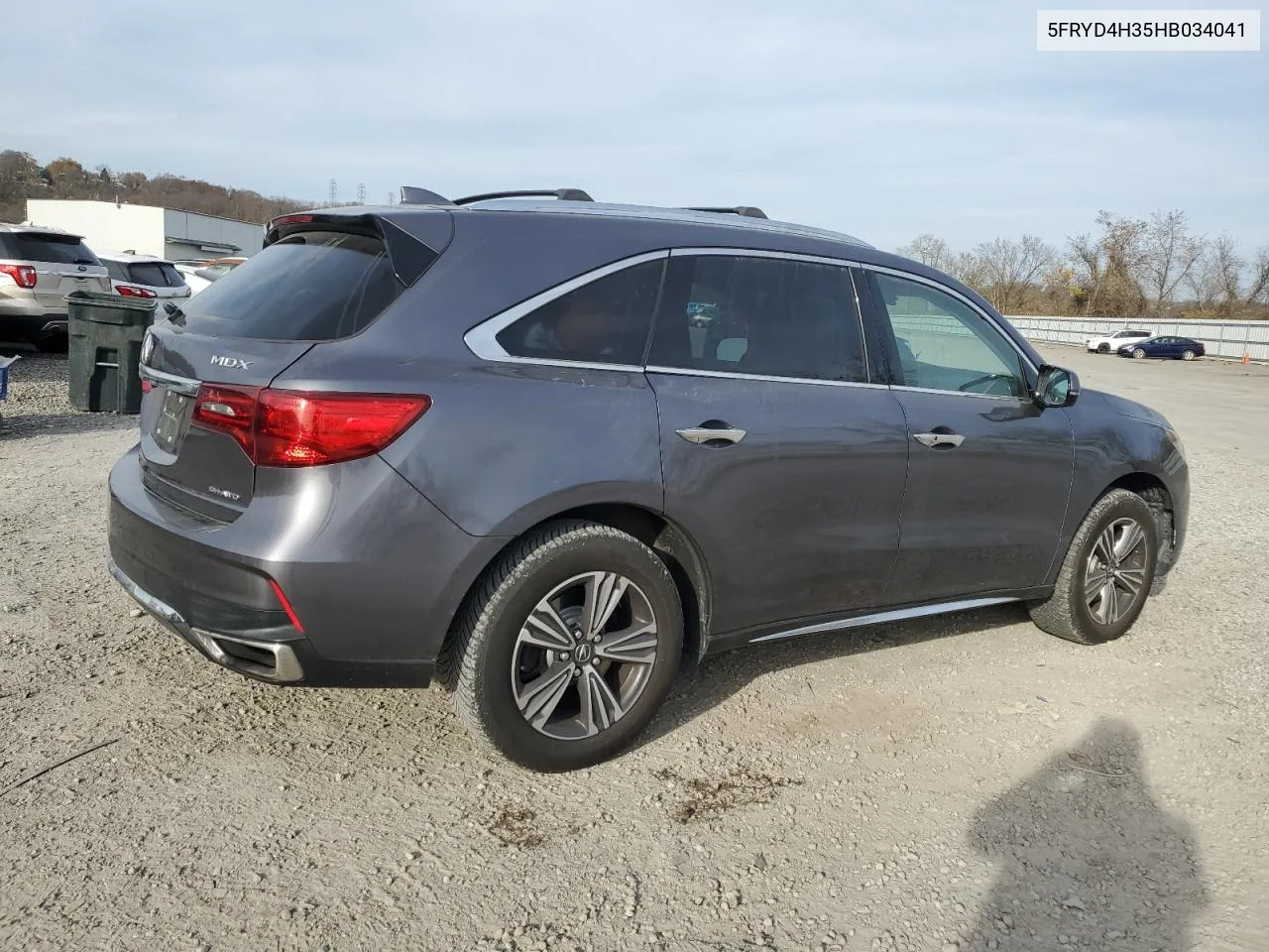 2017 Acura Mdx VIN: 5FRYD4H35HB034041 Lot: 78375534