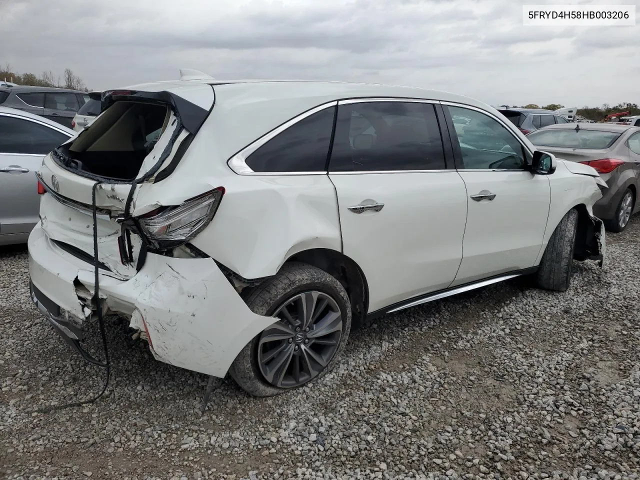 2017 Acura Mdx VIN: 5FRYD4H58HB003206 Lot: 78517724