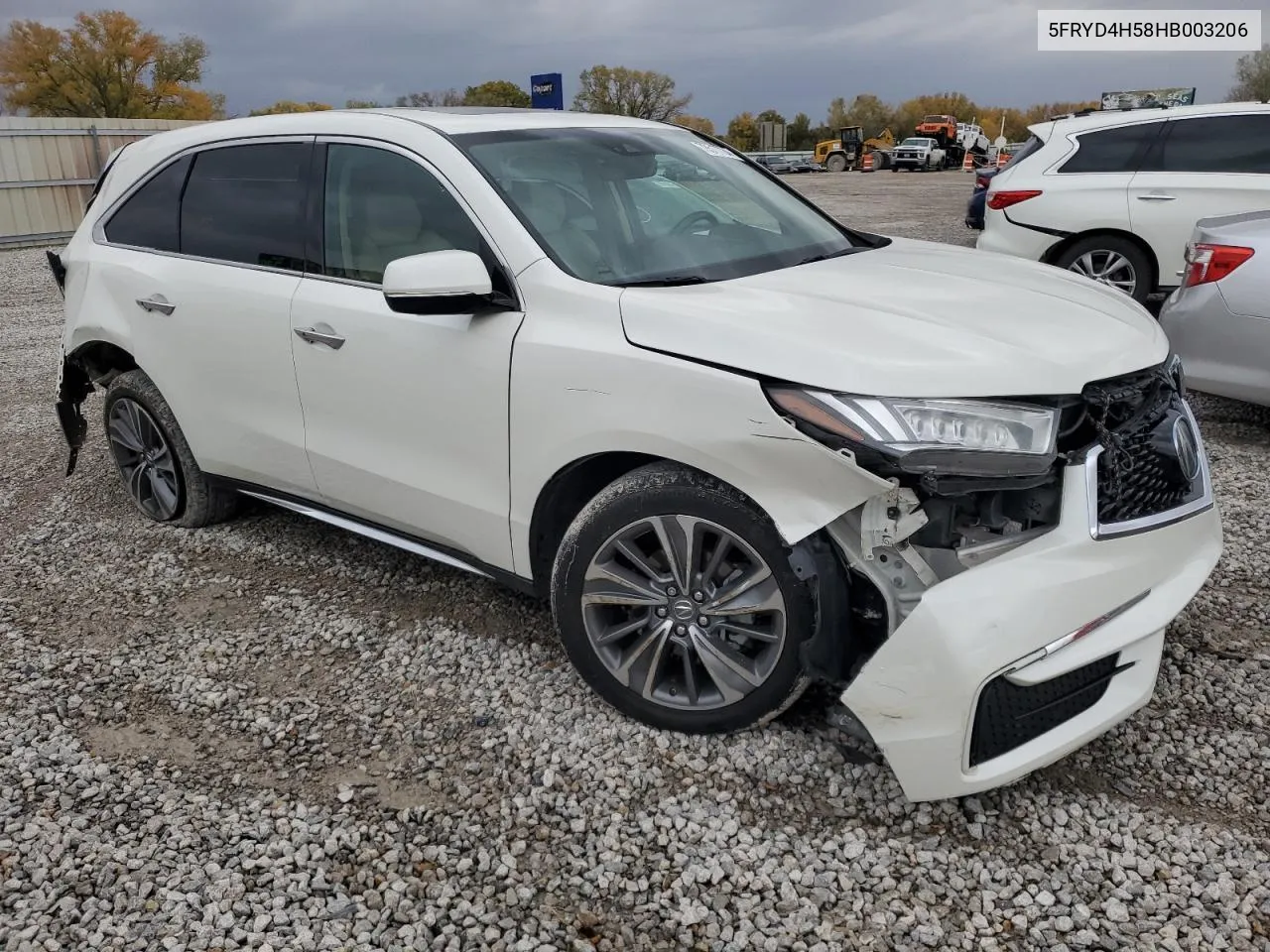 2017 Acura Mdx VIN: 5FRYD4H58HB003206 Lot: 78517724