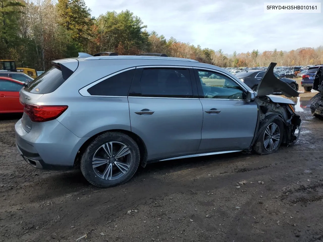 2017 Acura Mdx VIN: 5FRYD4H35HB010161 Lot: 78575584