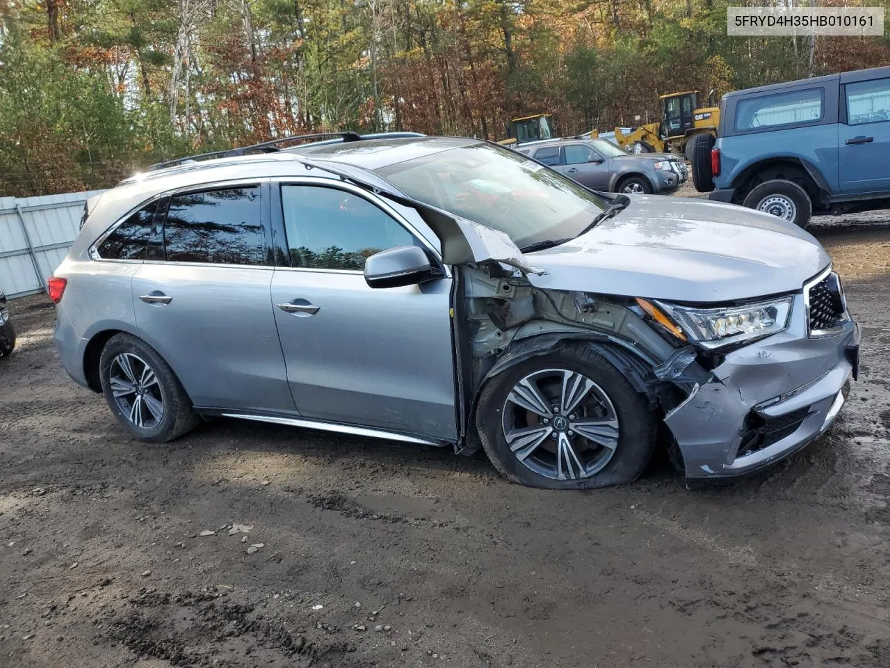 2017 Acura Mdx VIN: 5FRYD4H35HB010161 Lot: 78575584