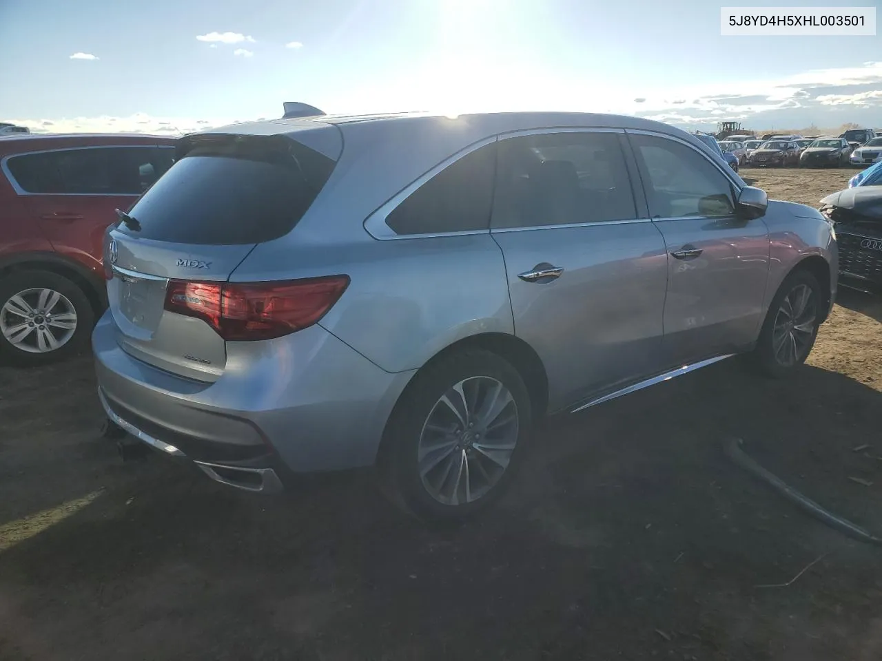 2017 Acura Mdx Technology VIN: 5J8YD4H5XHL003501 Lot: 78845244