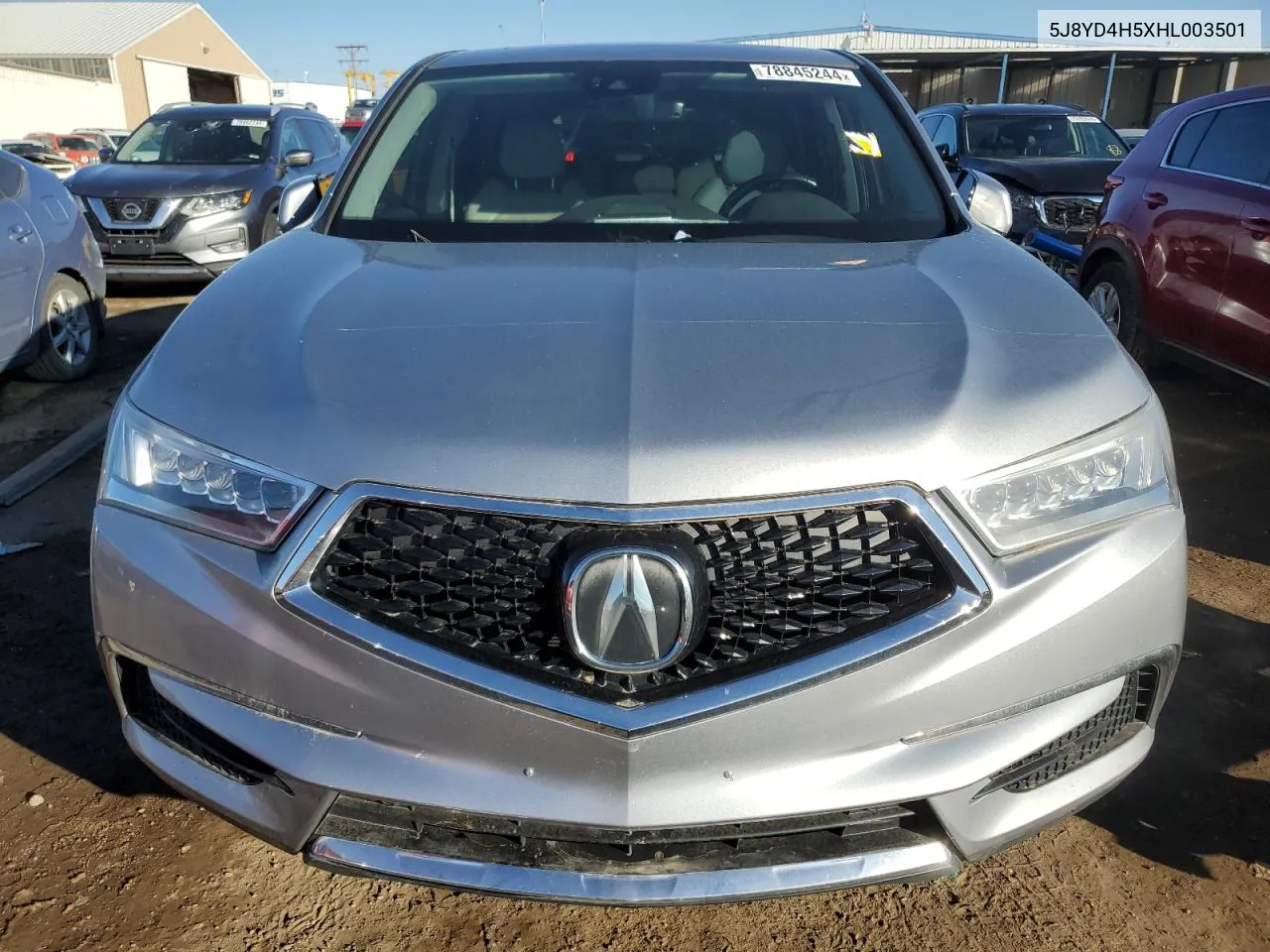 2017 Acura Mdx Technology VIN: 5J8YD4H5XHL003501 Lot: 78845244