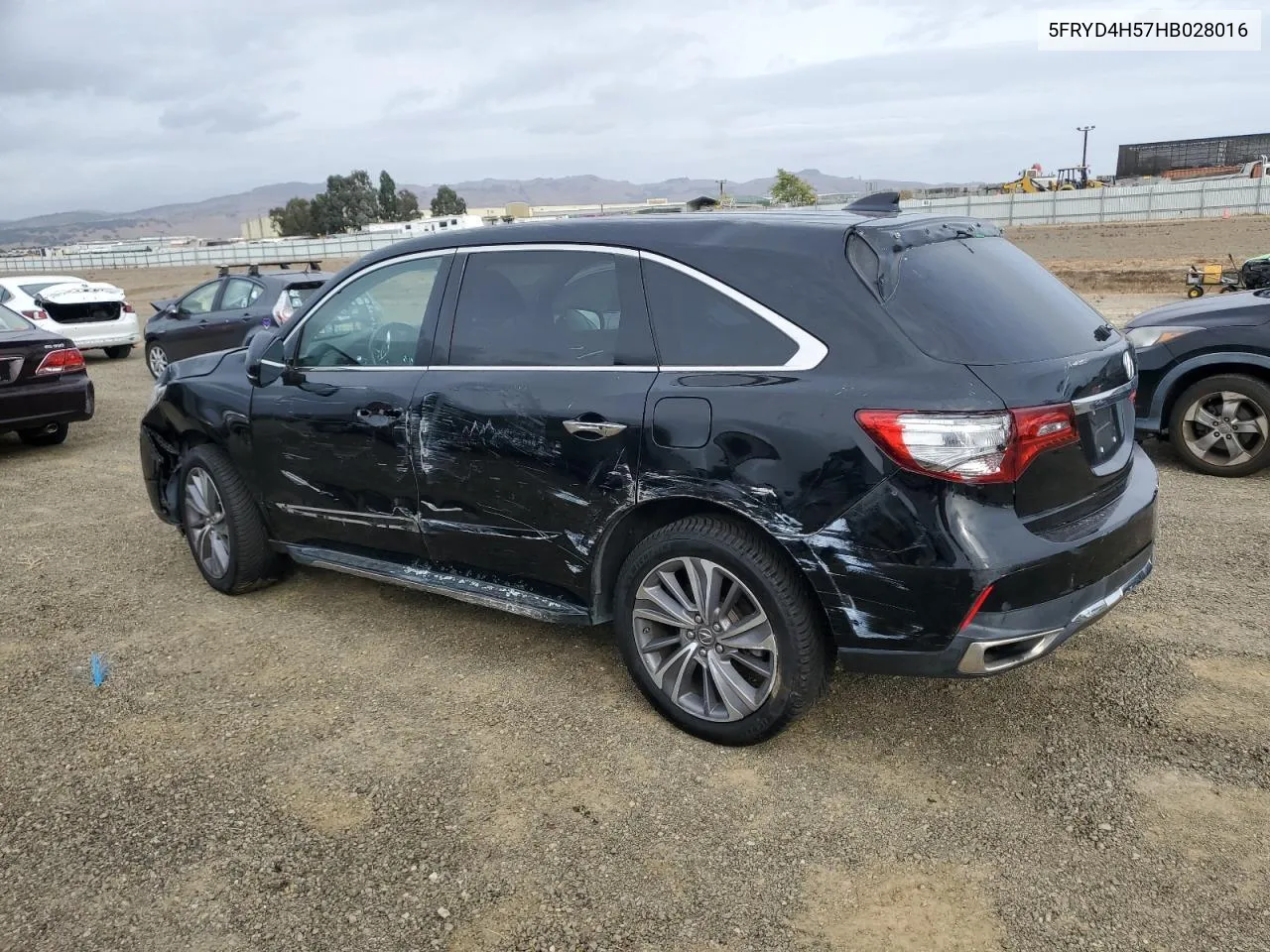 2017 Acura Mdx Technology VIN: 5FRYD4H57HB028016 Lot: 78905624