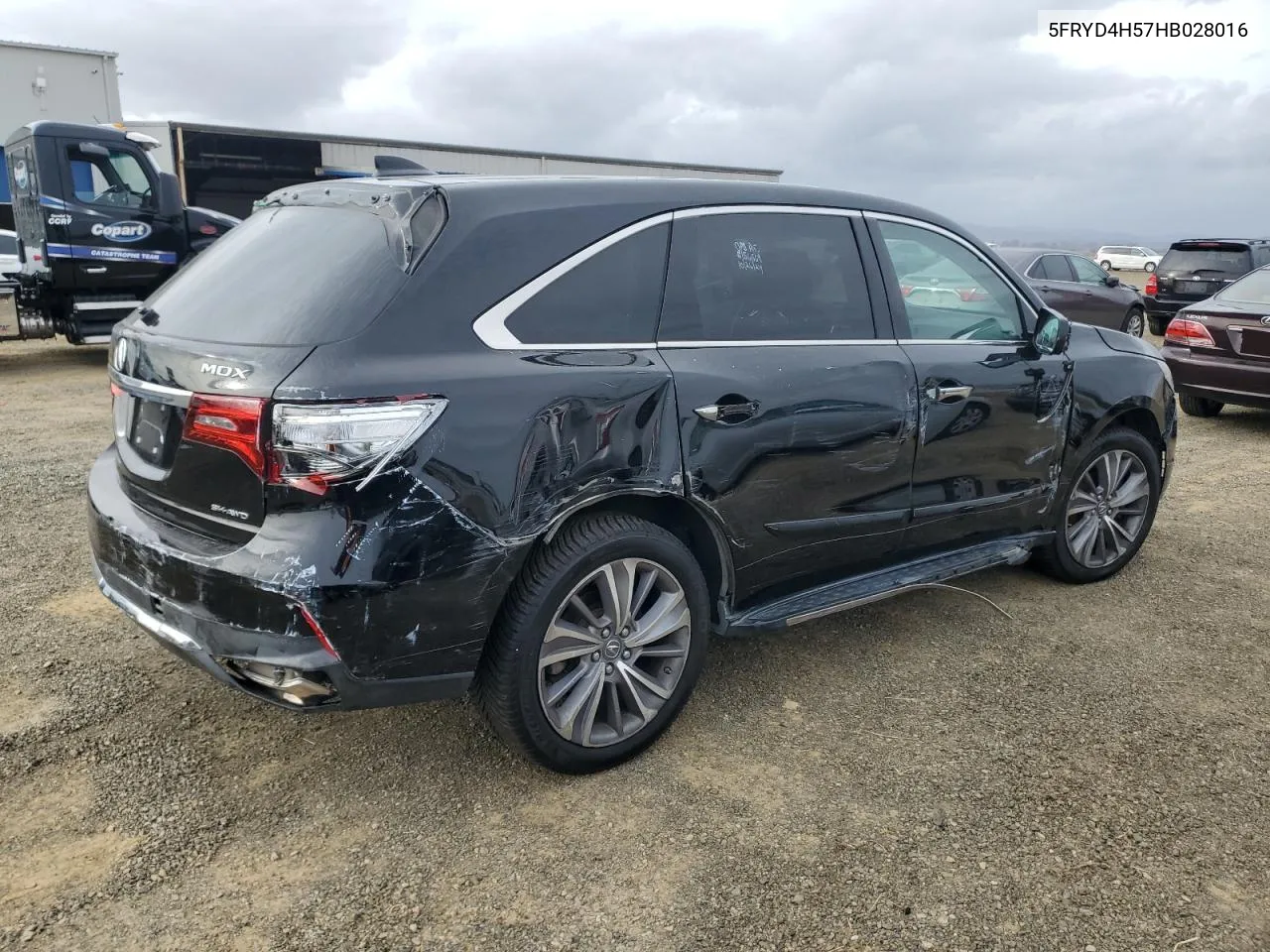 2017 Acura Mdx Technology VIN: 5FRYD4H57HB028016 Lot: 78905624