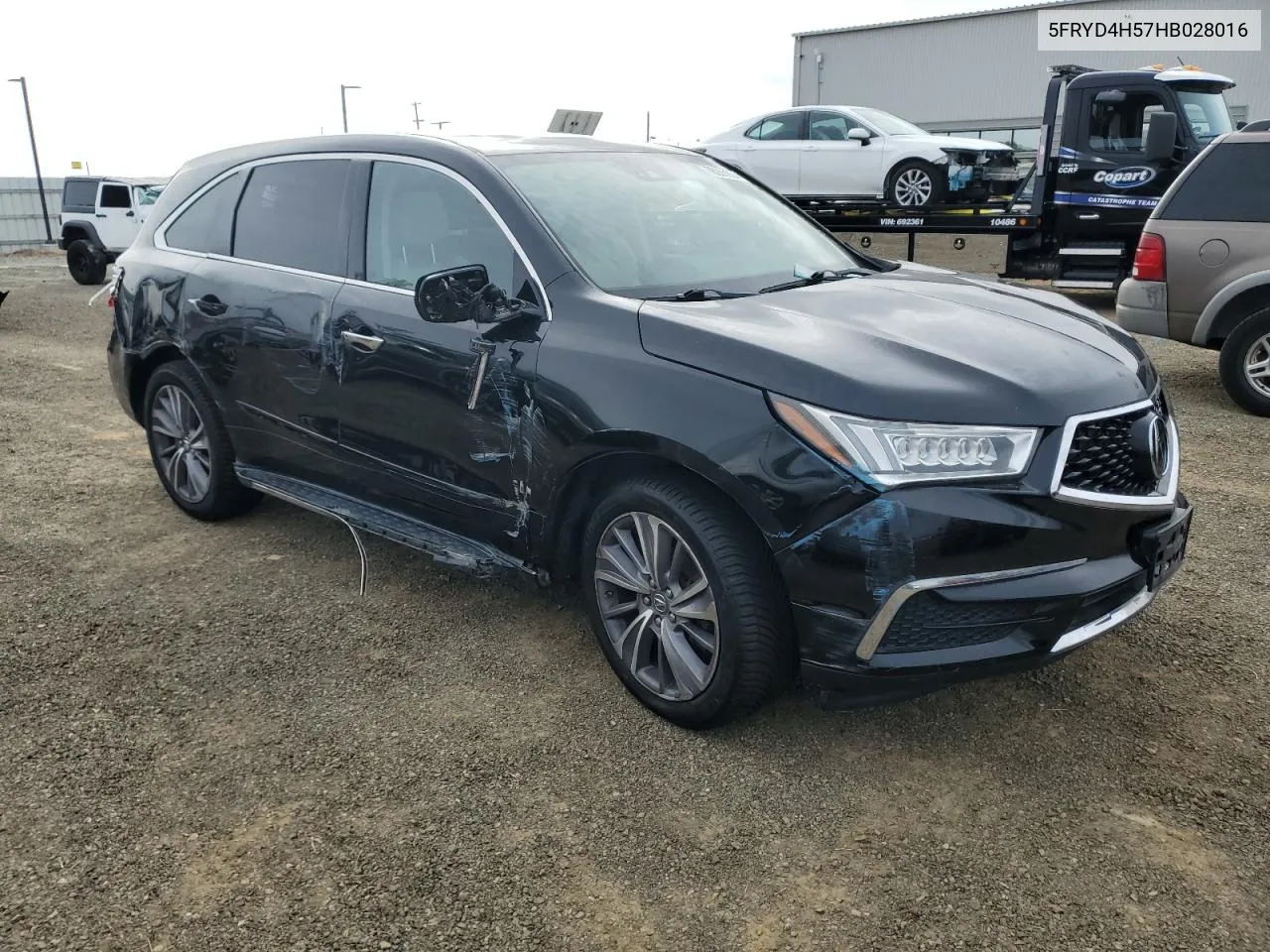 2017 Acura Mdx Technology VIN: 5FRYD4H57HB028016 Lot: 78905624