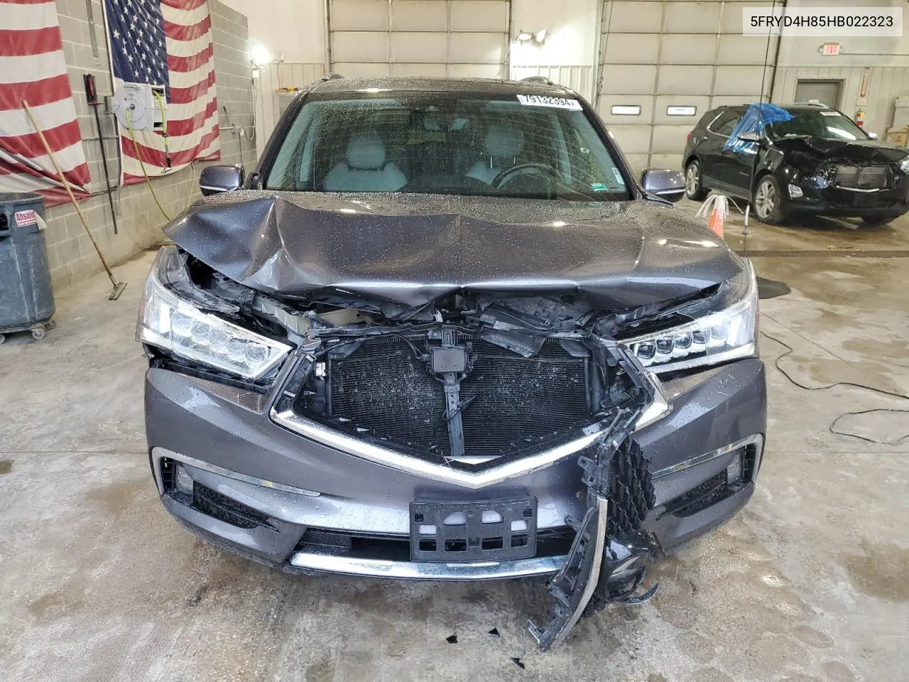 2017 Acura Mdx Advance VIN: 5FRYD4H85HB022323 Lot: 79132394