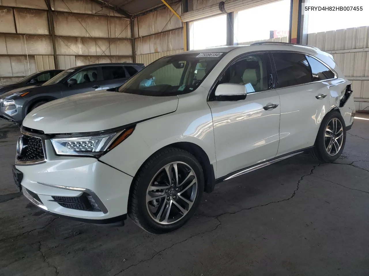 2017 Acura Mdx Advance VIN: 5FRYD4H82HB007455 Lot: 79396154