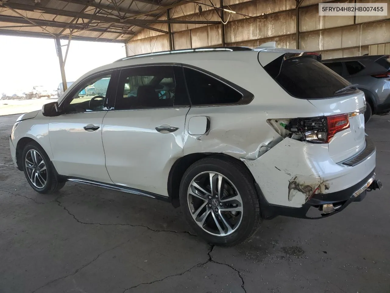 2017 Acura Mdx Advance VIN: 5FRYD4H82HB007455 Lot: 79396154